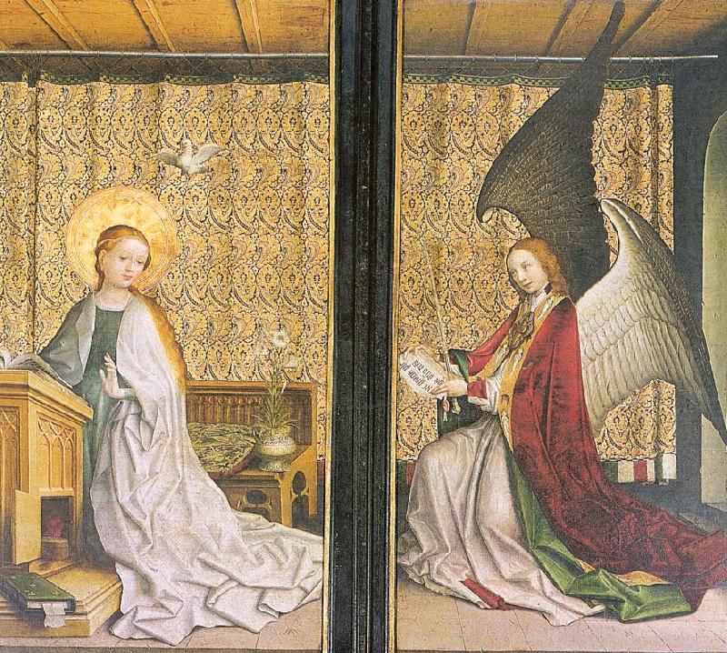 Annunciation, Lochner, Stephan